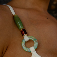 Haut de bikini avec bijoux - INSOLENTE- New* 