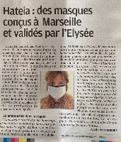 Masque élastiques "Grand public" lavable et réutilisable UNS1 Filtration garantie 