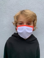 Masque Enfant à liens "Grand public" lavables UNS1 Filtration garantie- plusieurs coloris 