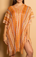 Kaftan- JOIE -Orange violet 