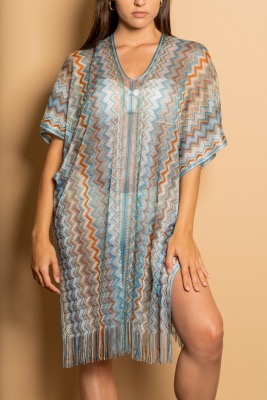 Kaftan- JOIE - Bleu des iles